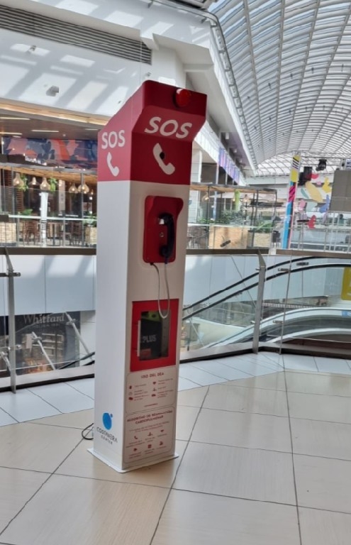 Últimas notícias da empresa sobre JR210-1B-SIP instalou no shopping chileno