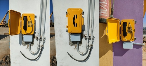 Últimas notícias da empresa sobre Aparelhos telefônicos à prova de intempéries JR101-FK são instalados na barragem de Esna, no governador de Luxor