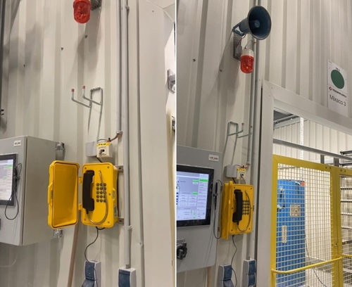 Últimas notícias da empresa sobre Telefone à prova de intempéries JR101-FK-HB instalado na fábrica alemã