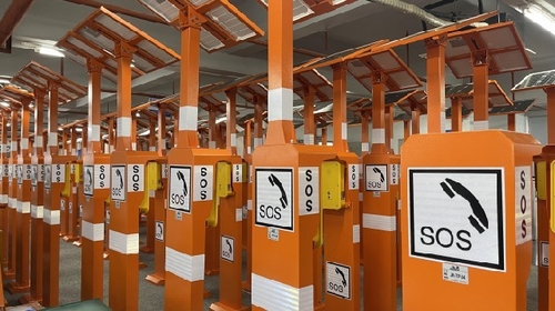 Últimas notícias da empresa sobre Estações de chamada de emergência movidas a energia solar nas rodovias