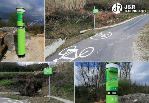 Últimos blogs da empresa sobre Enhancing Cycling Path Safety with Solar-Powered 4G Emergency Telephone Pillars