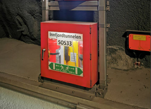 Últimas notícias da empresa sobre Telefone à prova de intempéries do SORVO instalado no túnel de Noruega