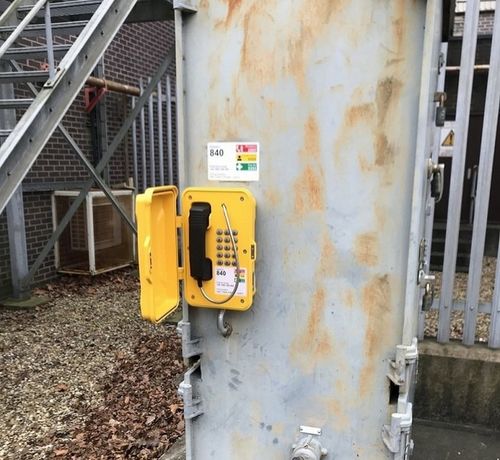 Últimas notícias da empresa sobre Telefone impermeável de J&R exportado para Inglaterra