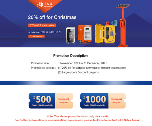 Últimas notícias da empresa sobre Promoções do desconto do Natal!