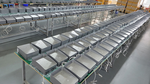 Últimas notícias da empresa sobre O telefone feito sob encomenda da emergência do JÚNIOR está na produção em massa!  Este o telefone de emergência será instalado no central elétrica da Índia