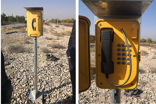 Últimas notícias da empresa sobre O JÚNIOR protege contra intempéries telefones é instalado ao lado da trilha de estrada de ferro em Turquia