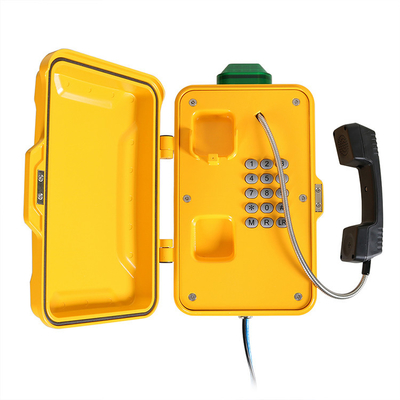 Bom preço. Telefones à prova de intempéries exteriores de alumínio da liga IP67 com luz do alarme on-line