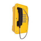 JR103-FK Line Powered Heavy Duty Telephone Vandal Proof With Rubber Keypad Yellow