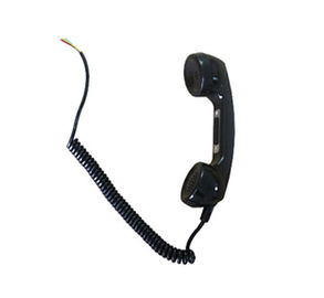 Bom preço. Anti-vândalo Black Phone Handset com Switch para Prison Phone on-line