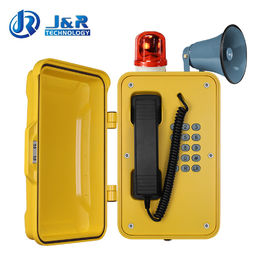 Bom preço. Telefone industrial SIP montado em parede / pilar com lâmpada e buzina intermitente on-line