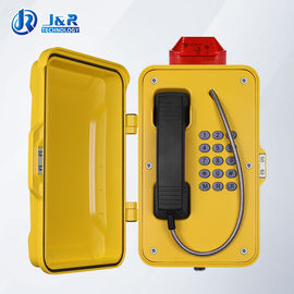 Bom preço. Caixa telefônica à prova de intempéries IP67 / Telefone de emergência para túnel ferroviário com luz LED on-line