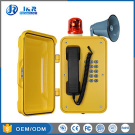 Bom preço. Telefone SIP para serviço pesado multifunções com farol e buzina para exterior on-line