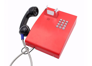 Bom preço. Telefone analógico de prisão IP65 resistente a intempéries cor opcional com caixa de metal on-line