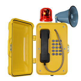 Bom preço. Telefones Industriais Subterrâneos para Mineração com Montagem em Parede e Lâmpada/Sirene Intermitente on-line