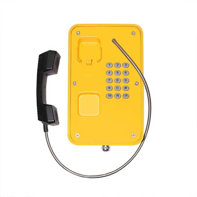PoE Outdoor SIP Phone Moisture Resistant With Emergency Buttons