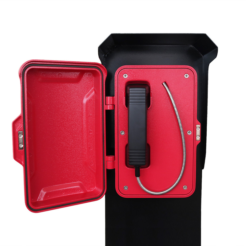 JR-TP-03 Hands Free Roadside Emergency Phone , SIP / VoIP Call Box For Roadside