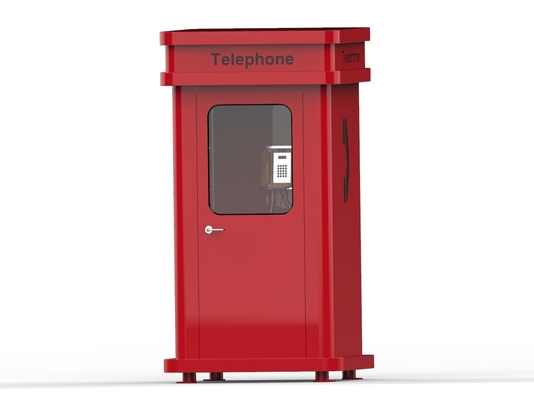 Bom preço. Cabine de telefone à prova de som da prova do vândalo 40DB para um ambiente ruidoso on-line