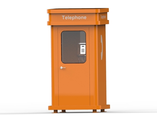 Bom preço. Produto químico à prova de som exterior alaranjado da cabine de telefone de Grp resistente on-line