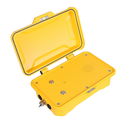 Bom preço. O analógico industrial entrega a caixa livre da liga de alumínio do telefone para áreas perigosas on-line