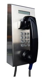 Alojamento robusto de aço inoxidável do telefone resistente do vândalo IP65 para a sala de comando do túnel