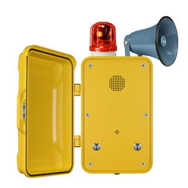 Bom preço. O ponto de entrada pôs o telefone amarelo da transmissão/impacto - telefone resistente do túnel on-line