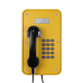 Telefone análogo industrial à prova d'água resistente à corrosão com exposição do LCD