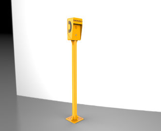 Bom preço. Coluna à prova de intempéries do telefone de VoIP da emergência do anti vândalo para o terreno/ruas on-line