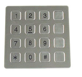 Bom preço. Teclado resistente do telefone do vândalo, teclado numérico de aço inoxidável com 16 chaves on-line