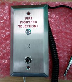 Telefone análogo industrial à prova de intempéries, sistema telefônico da luta contra o incêndio