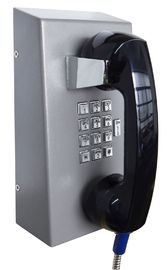 Telefone da prisão da prova do vândalo com carcaça de aço laminada e o monofone áspero