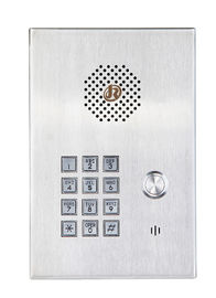 Bom preço. Caixa de chamadas SIP de segurança com teclado de metal, telefone de porta SIP robusto para sala limpa on-line