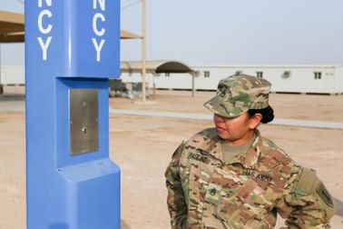 Bom preço. Torre telefônica de emergência resistente a impactos de segurança para base militar / campus on-line