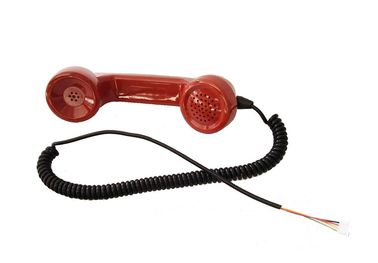 Bom preço. Monofone de anti telefone vermelho material destrutivo do PC/ABS para o telefone público on-line