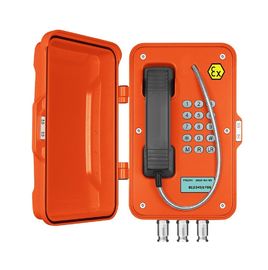 Bom preço. Telefone Analógico à Prova de Intempéries e Anti-Explosão com Visor LCD para Áreas Perigosas on-line