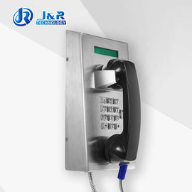 Bom preço. Robusto telefone da prisão, telefone público de emergência com ecrã LCD. on-line