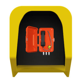Bom preço. Cabine de telefone coloridamente acústica fixada na parede, telefone da redução de ruído on-line