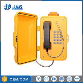 Caixa à prova de intempéries de alumínio do telefone à prova de intempéries industrial Railway com luz do alarme