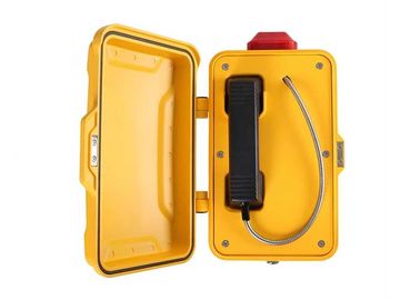 OEM personalizado da cor da parede do diodo emissor de luz telefone análogo à prova de intempéries com monofone