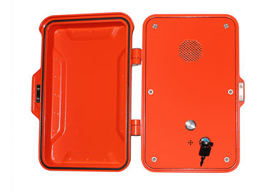 Mão - telefone à prova de intempéries industrial livre, telefone impermeável vermelho da emergência da G/M