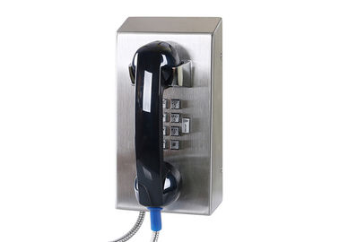 Telefone resistente do anti vândalo da oxidação com monofone áspero e cabo blindado