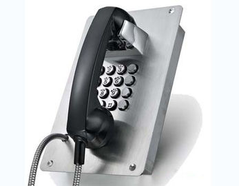 Bom preço. Telefone Exterior Resistente a Vandalismo Aço Inoxidável Montagem Embutida Teclado Completo on-line