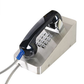 Telefone da emergência do seletor de VoIP Iauto da cadeia, telefone amarrado de aço inoxidável IP54-IP65 da parede