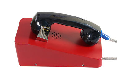 Fácil instalar o telefone de aço inoxidável do monofone do metal da prova do vândalo