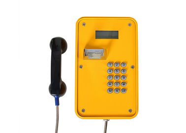 Bom preço. Telefone industrial exterior do teclado numérico padrão, telefone de IP67 VOIP/SIP com exposição de diodo emissor de luz on-line