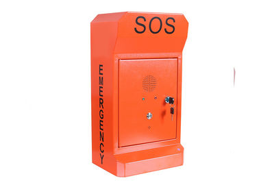 Telefone de emergência da estrada para a estrada da borda da estrada