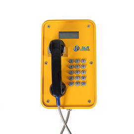 Função impermeável industrial da exposição SOS do LCD do telefone da emergência para a área de Hazardou