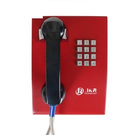 Material de aço laminado do vândalo da emergência telefone resistente público 2 anos de garantia
