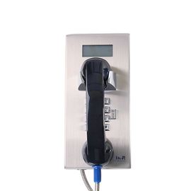 Bom preço. O telefone resistente do vândalo resistente, Metal o telefone de emergência áspero com exposição de diodo emissor de luz on-line