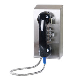 Bom preço. Telefone resistente IP55-IP65 do monofone do vândalo de aço inoxidável com teclado numérico completo on-line