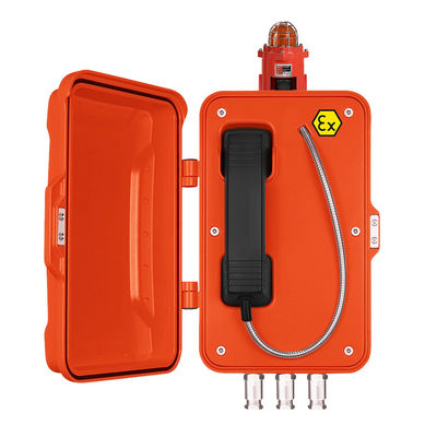 telefone do bombeiro do cabo de 10W 85dbA IP67 SS com luzes